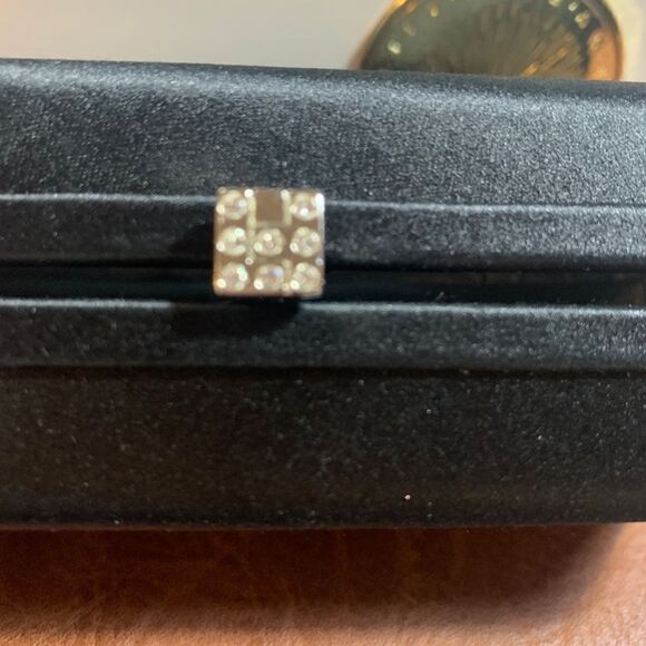 Lambertson Truex Black Satin Evening Bag - Picture 12 of 12